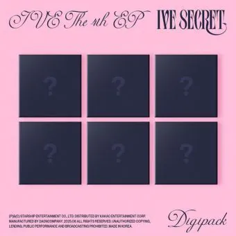 IVE 4th Mini Album IVE SECRET Digipack Ver Limited Edition Random Ver