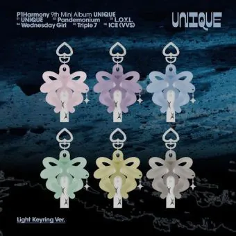 P1Harmony — 9th Mini Album UNIQUE — Light Keyring — Random Version
