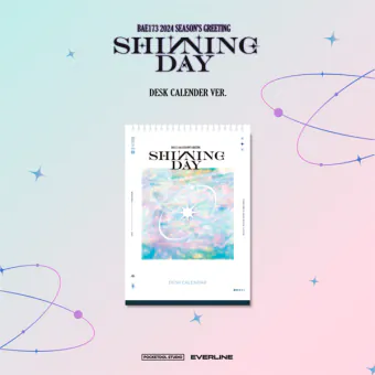 البوم اصلي BAE173 2024 SEASONS GREETINGS SHINNING DAY DESK CALENDAR ver