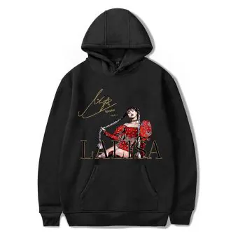 هودي Black Pink — إصدار "LALISA" — Black Pink Black Hoodie