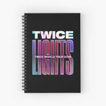 دفتر حلزوني Twice — إصدار "LIGHTS" — Twice Limited Edition