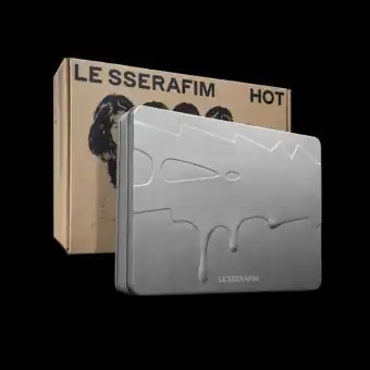 البوم اصلي LE SSERAFIM 5th Mini Album HOT TIN CASE ver
