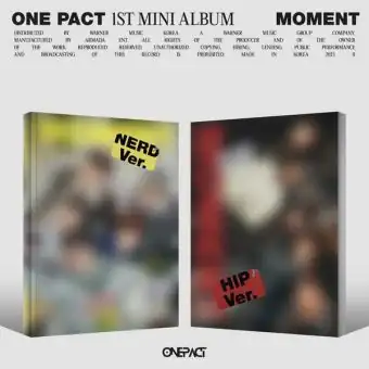 البوم اصلي النسخة الكاملة ONE PACT 1st Moment Nerd Ver Hip Ver 2CD
