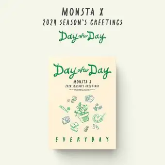 البوم اصلي MONSTA X 2024 SEASONS GREETINGS Day after Day EVERYDAY ver