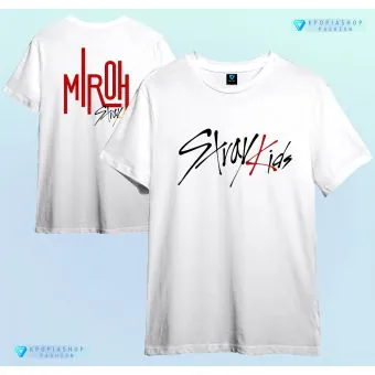 Stray Kids K pop T shirt MIROH — Navy Deluxe Ver.