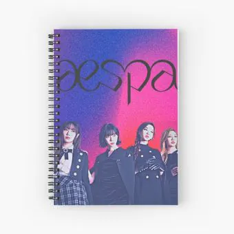 Aespa Notepad Artwork — White Premium Ver.
