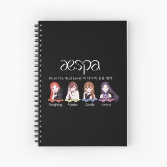 دفتر حلزوني Aespa — إصدار "Signature" — Aespa Limited Edition