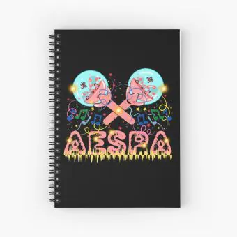 Aespa K pop Notebook Artwork — Casual Ver.