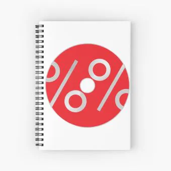 Apink Notepad Percent — Blue Edition