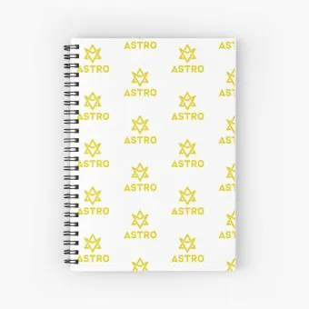 Astro K pop Notebook — Navy Retro Ver.
