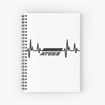 Ateez Notepad Heartbeat — Black Limited Ver.