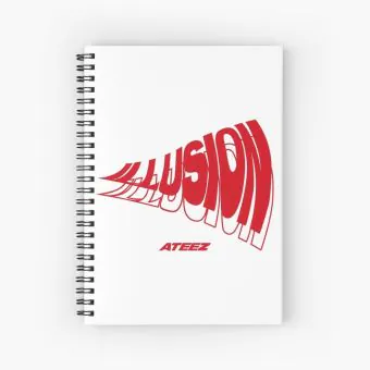 Ateez Notepad ILLUSION — Green Collectible Ver.