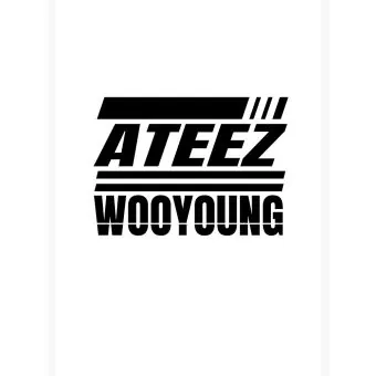 دفتر حلزوني Ateez — إصدار "Jung Wooyoung" — Ateez Oversized Ver.