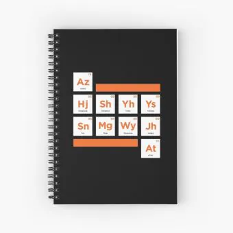 Ateez Notepad Periodic Table — Beige Stylish Ver.