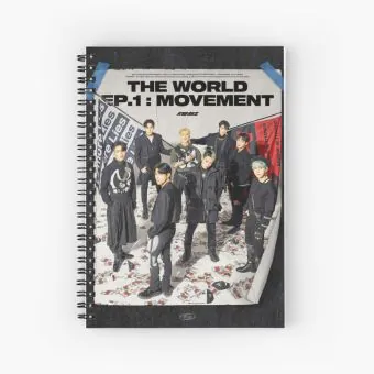 نوت بوك Ateez — إصدار "The World Ep" — Ateez Oversized Ver.