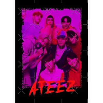 Ateez Notepad Signature — Blue Limited Ver.
