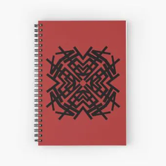 Ateez Spiral Notebook Mandala — Navy Limited Ver.