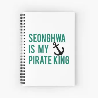 Ateez Spiral Notebook Seonghwa — Red Deluxe Ver.