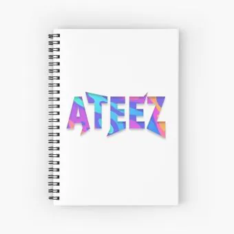 نوت بوك Ateez — إصدار "Typography" • ورق مربعات — Ateez Oversized Ver.
