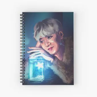 Ateez Notepad Wish In — Navy Retro Ver.