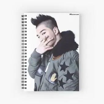 Big Bang Spiral Notebook Signature — Purple Retro Ver.
