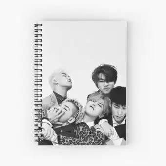 Big Bang K pop Notebook Signature — Beige Retro Ver.