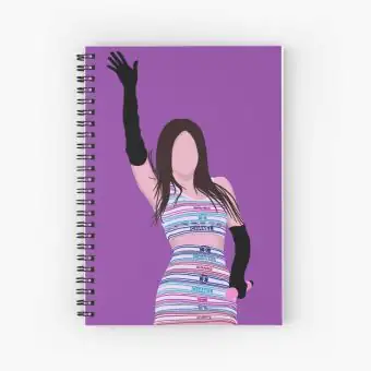 دفتر حلزوني Black Pink — إصدار "JENNIE KIM" — Black Pink Limited Edition