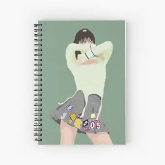 Black Pink Spiral Notebook JENNIE KIM — Pink Exclusive Ver.