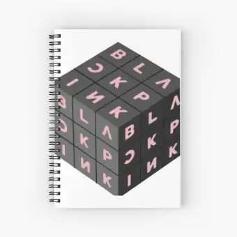 مفكرة Black Pink — إصدار "Cube" — Black Pink Limited Edition