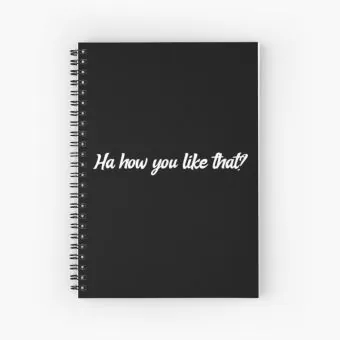 دفتر حلزوني Black Pink — إصدار "How You Like That" — Black Pink Limited Edition
