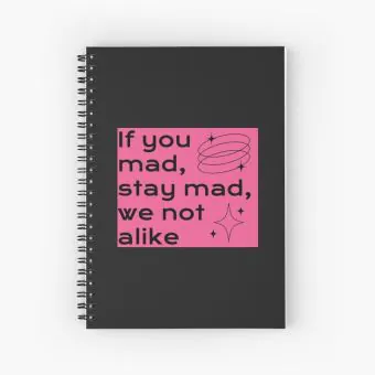 Black Pink Journal If You Mad Stay Mad We — Silver Exclusive Ver.