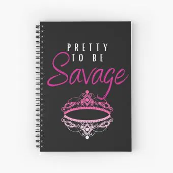 Black Pink Notepad Pretty To Be Savage — Blue Limited Ver.