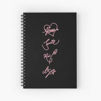 Black Pink Journal Signature (Grid) — Red Premium Ver.