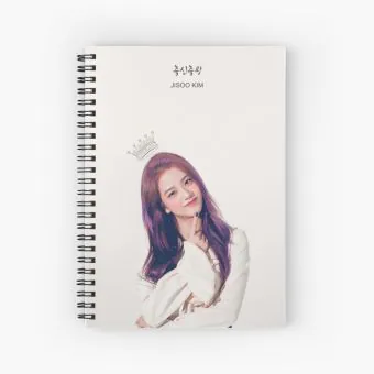 Black Pink Notepad JISOO KIM — Stylish Ver.