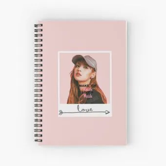 Black Pink Notepad LISA — Pink Stylish Ver.