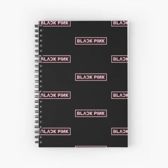 دفتر حلزوني Black Pink — إصدار "LOGO" — Black Pink Limited Edition