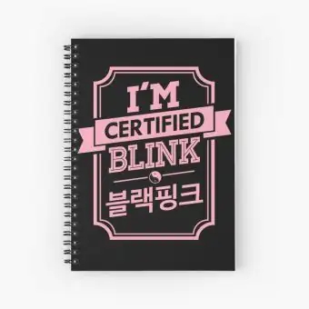 دفتر ملاحظات Black Pink — إصدار "BLINK" — Black Pink Limited Edition