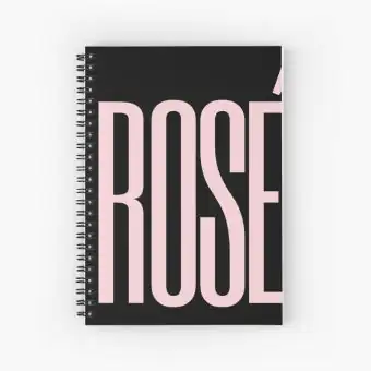 Black Pink Journal Typography (Grid) — Beige Premium Ver.