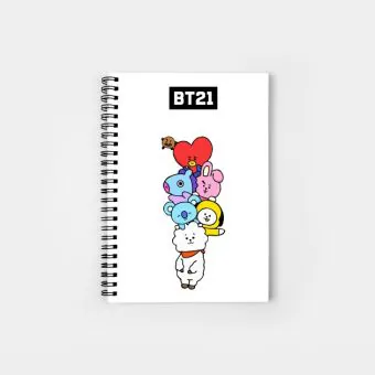 مفكرة Bt21 — إصدار "BT21" — Bt21 Limited Edition
