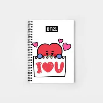 Bt21 Spiral Notebook — Pink Deluxe Ver.