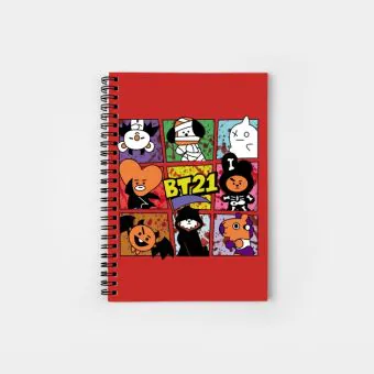 دفتر حلزوني Bt21 — إصدار "BT21" — Bt21 Limited Edition