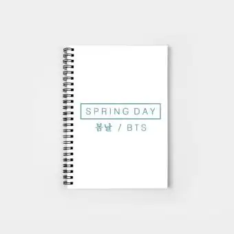 دفتر Bts — إصدار "BTS" • حلقي — Bts Limited Edition