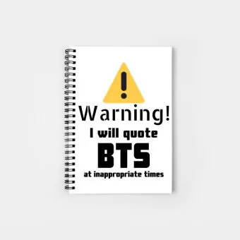 Bts Notebook — Navy Stylish Ver.