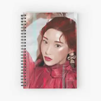 Chung Ha Spiral Notebook Signature — Blue Collectible Ver.