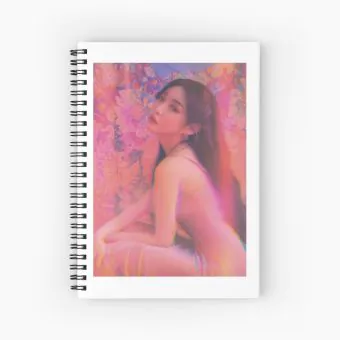 Chung Ha Spiral Notebook Signature — Red Edition