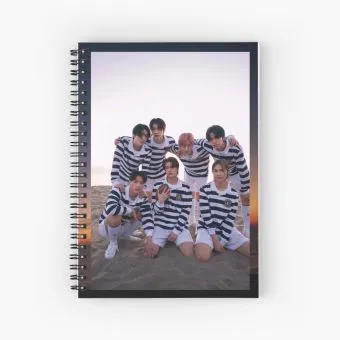 Enhypen Spiral Notebook — Red Retro Ver.