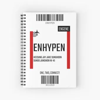 Enhypen K pop Notebook — Navy Stylish Ver.