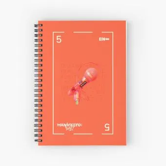 دفتر حلزوني Enhypen — إصدار "ENHYPEN" — Enhypen Limited Edition