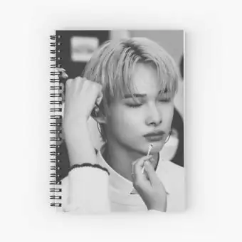 Enhypen Spiral Notebook — Black Retro Ver.