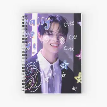 Enhypen K pop Notebook — Silver Casual Ver.